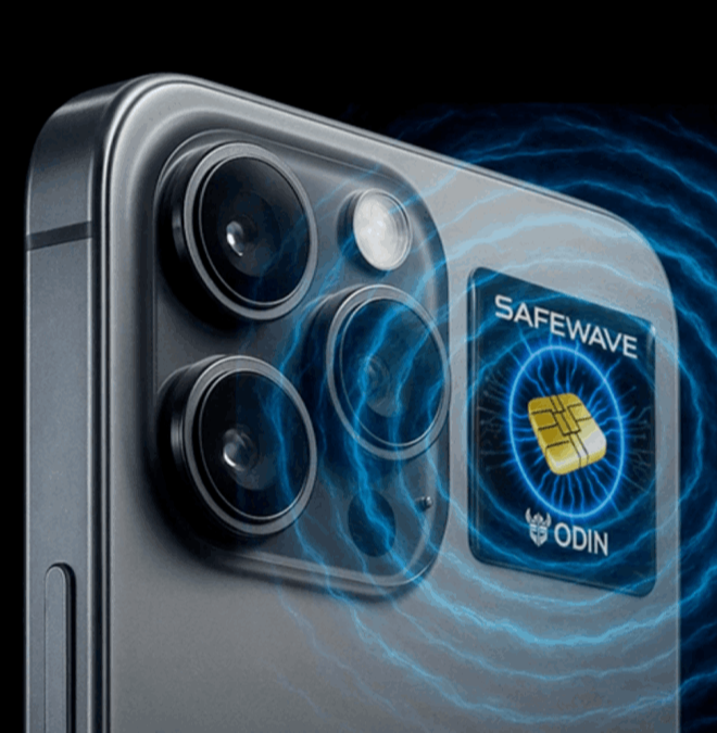 ODIN EMF Blocker Protecting Mobile